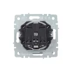 BRITE Розетка с заземлением с защитными шторками и крышкой 16А IP44 РСбш10-3-44-БрТБ темная бронза