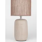 Настольная лампа Ramona 7039-501 х Е14 40 Вт керамика коричневая с абажуром