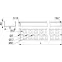 Лоток перфорированный 150х80 L-3000мм толщина 1.2мм цинк-ламельный