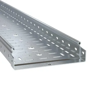 Лоток перфорированный 50x200х6000, 1,2 мм, цинк-ламельный