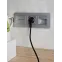 BRITE Розетка с заземлением с защитными шторками 16А с USB A+A 2,1А РЮш10-1-БрА алюминий