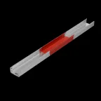 Лоток неперфорированный 80х150х1,5 L6000 мм Быстрый монтаж ПЛЮС HD
