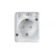 AtlasDesign Profi54 розетка с заземлением со шторками IP54 16А 250B, БЕЛЫЙ, Россия