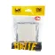 BRITE Розетка с заземлением с защитными шторками и крышкой 16А IP20 РСбш10-3-БрЖ жемчуг
