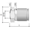 Муфта металлорукав DN-35-жесткая труба D-40мм IP66/IP67 никелированная латунь