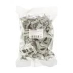 Крепеж-клипса для трубы 20 мм, черная (100 шт./уп.), REXANT