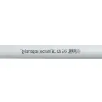 Труба гладкая жесткая ПВХ d25 белая (50м/уп) (2м) PROxima