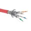 Витая пара S/FTP 4 пары CAT 6 нг(А)-FRHF бухта красный 305м