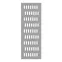 Панель под промышленные разъемы 63 (7X9) разъемов 2000X800мм