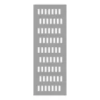 Панель под промышленные разъемы 63 (7X9) разъемов 2000X800мм