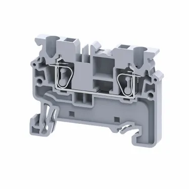 Клемма проходная 2,5 кв.мм пружинная OptiClip CX-2,5-I-BU-24A-(0,2-2,5)-синий