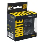 BRITE Розетка USB A+C 18Вт РЮ11-1-БрГ графит