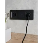 BRITE Розетка USB A+C 18Вт РЮ11-1-БрГ графит
