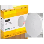 Светильник светодиодный ДПБ 2011 12Вт IP20 4000К круг белый IEK