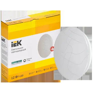 Светильник светодиодный ДПБ 2011 12Вт IP20 4000К круг белый IEK
