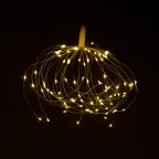                  Новогодний декоративный подвесной светильник Салют, теплый белый, 90 LED, 2*ААА ENIS-90W
               