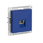 ATLASDESIGN РОЗЕТКА компьютерная RJ45, кат. 6A, механизм, АКВАМАРИН