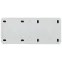 Розетка Intro Quadro 2-206-01 с заземлением трехместная 3х2P+E, 16А-250В, IP20, ОУ, белый