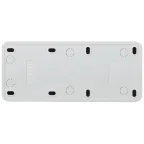 Розетка Intro Quadro 2-206-01 с заземлением трехместная 3х2P+E, 16А-250В, IP20, ОУ, белый