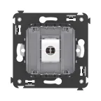 Avanti Компьютерная розетка RJ-45 без шторки в стену, кат.5е одинарная Закаленная сталь