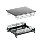 Крыша основание преперфорированные IT-CQE 800x1200, RAL9005 | RBIT812F | DKC