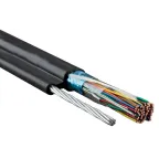                  Витая пара F/UTP кат 3 50 пар AWG24 solid с тросом OUT UV PE черный
               
