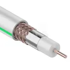 Кабель коаксиальный PROconnect SAT 703B, 75 Ом, CCS/Al/Al, 75%, бухта 20м, белый
