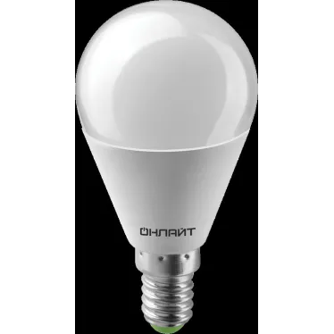 Лампа светодиодная OLL-G45-10-230-6.5K-E14 | 61967 | ОНЛАЙТ