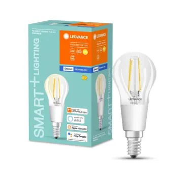 Лампа светодиодная  филаментная диммируемая SMART BTP40D 4W/827 230VFILCLE144X1LEDV серия SMART+  | 4058075609655 | LEDVANCE
