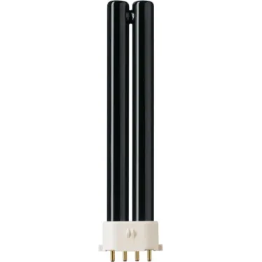 Лампа люминесцентная ультрафиолетовая PL-S Blacklight Blue 9W BLB/4P 1CT/6X10CC черная колба | 927901910807 | PHILIPS