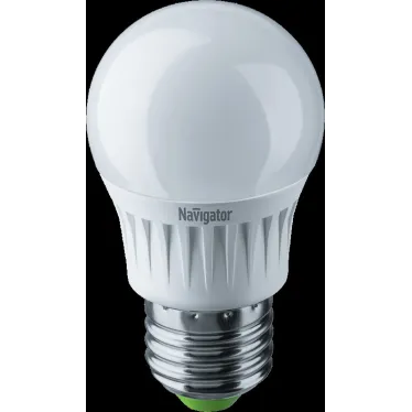 Лампа светодиодная LED 7Вт Е27 230В 4000К NLL-G45-7-230-4K-E27-DIMM диммируемая | 61381 | Navigator
