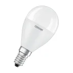                  Лампа светодиодная LED STAR Classic P 8W, матовая колба, Е14 LSCLP75 8W/830 230V E14 10X1 RU | 4058075210806 | Osram
               