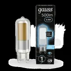 Лампа светодиодная Black LED G9 AC220-240V 5.5W 500lm 4100K Glass | 107809205 | Gauss