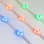 Модуль управляемый SOLEX-DMX-3535-3-12V RGB 120deg (D30x16mm, 0.75W, IP67) | 028876 | Arlight