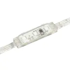                 Модуль управляемый DMX-B3 12V RGB (0.72W, IP68, 140 deg) (Arlight, Пластик, 3 года) | 036773 | Arlight
               