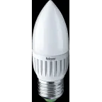 Лампа светодиодная LED 5Вт Е27 230В 2700К NLL-P-C37-5-230-2.7K-E27-FR свеча матовая | 94481 | Navigator