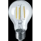 Лампа светодиодная LED 8Вт Е27 230В 2700К NLL-F-A60-8-230-2.7K-E27 грушевидная прозрачная | 71306 | Navigator