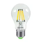                  Лампа светодиодная LED-A60-deco 11Вт 230В Е27 3000К 990Лм прозр | 4690612026121 | IN HOME
               