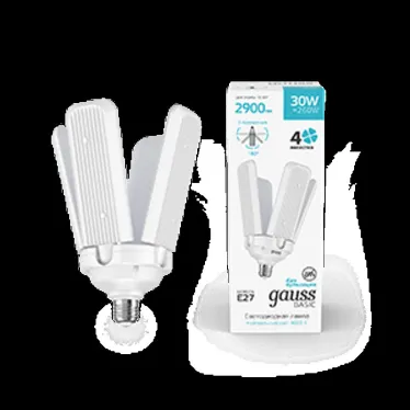 Лампа светодиодная Basic 30W 2900lm 4000K E27 Клевер-4 | 11732232 | Gauss