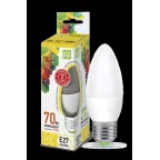 Лампа светодиодная LED-СВЕЧА-standard 7.5Вт 230В Е27 3000К 675Лм | 4690612003948 | ASD