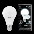 Лампа светодиодная A60 10W 800lm 4100К E27 Сенсор LED 1/10/100 | 102502210-M | Gauss