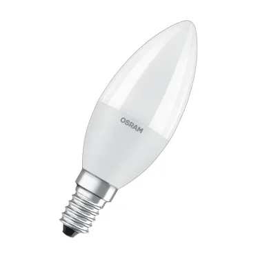 Лампа светодиодная LED STAR Classic B 8Вт, матовая колба, Е27 LSCLB75 8W/830 230V E27 10X1 RU | 4058075210745 | Osram