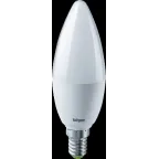 Лампа светодиодная LED 8,5Вт Е14 230В 6500К NLL-C37-8.5-230-6.5K-E14-FR свеча матовая | 61326 | Navigator
