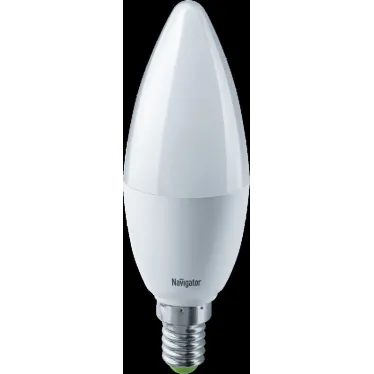 Лампа светодиодная LED 8,5Вт Е14 230В 6500К NLL-C37-8.5-230-6.5K-E14-FR свеча матовая | 61326 | Navigator