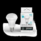 Лампа светодиодная Elementary R63 8W 650lm 4100K Е27 LED 1/10/50 | 63228 | Gauss