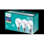                  Лампа светодиодная Промопак ESS LEDBulb 11W E27 4000K 3шт. | 929002299747 | Philips
               