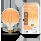 Лампа светодиодная филаментная Smart Home DIM E27 G95 Golden 7 Вт 1/40 | 1320112 | Gauss