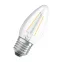 Лампа светодиодная филаментная LED STAR Classic B 5W, прозрачная колба, Е27 LSCLB60 CL 5W/840 230V FILE2710X1RU | 4058075212428 | Osram