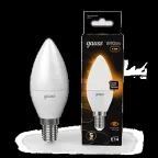 Лампа светодиодная LED 9.5Вт E14 220В 3000К Candle (свеча) | 103101110 | Gauss