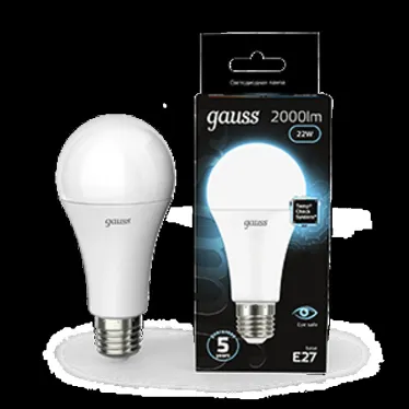 Лампа светодиодная Black LED A70 22W E27 1640lm 4100K | 102502222 | Gauss